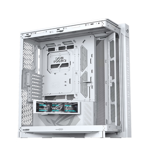 Boîtier panoramique ROG Cronox EATX Full Tower avec écran LCD de 9,2 pouces, compatible avec les cartes mères EATX, cartes graphiques jusqu'à 400 mm, boîtier à panneau <span class=keywords><strong>plat</strong></span> - Product Image 4