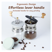 Offre Spéciale : Couvercles pour Moulin à Café Manuel en Acier Inoxydable SS304 pour Bocal Mason