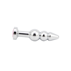 Foire de Canton Jouets Sexuels Fournisseur Médicaux Métal Bouchon Anal Ensemble 7Cm Jouets Sexuels - Product Image 2