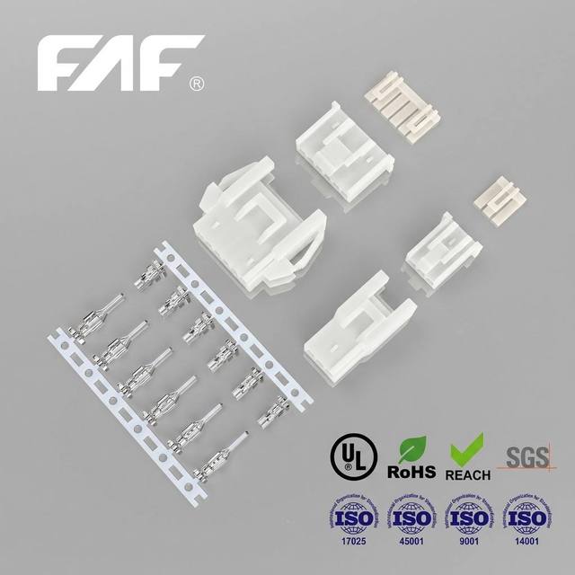 FAF B250035 (XM) Nylon 66 Female 2.5mm Pitch Wire to Wire Connectors 2-12 Pin Auto Connectors