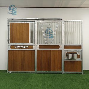 Panneau d'écurie en acier galvanisé écologique Peinture non toxique en bambou naturel Conception ventilée Garantie de 5 ans et plus Grange à chevaux - Product Image 6