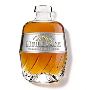 Bouteille <span class=keywords><strong>de</strong></span> whisky d'orge en verre clair <span class=keywords><strong>de</strong></span> qualité supérieure, 70 cl, avec finition Carnette, vente en gros à prix abordable, impression <span class=keywords><strong>de</strong></span> logo OEM ODM - Product Image 2