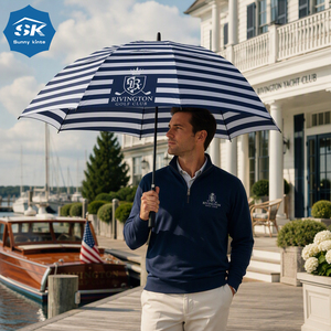 Paraguas de Golf al por Mayor de 68 Pulgadas, Gran Tamaño, Doble Toldo, Impermeable, Resistente al Viento, para Deportes al Aire Libre, Protección contra la Lluvia, Logotipo Personalizado - Product Image 6