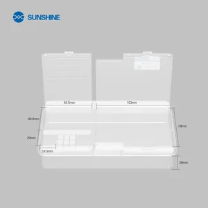 SUNSHINE-Caja de almacenamiento multifuncional de doble capa <span class=keywords><strong>para</strong></span> guardar teléfonos móviles, placas base, <span class=keywords><strong>tornillos</strong></span>, Chips, pantalla LCD, 2017 - Product Image 1