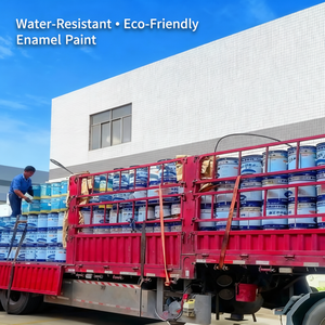 Peinture émaillée liquide en caoutchouc chloré, excellente résistance à l'acide et à l'eau, faible teneur en COV, pour services d'immersion et traitement <span class=keywords><strong>de</strong></span> l'eau - Product Image 2