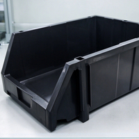 Boîte de rangement haute conductivité ALLESD 450x300x175mm, boîte en plastique antistatique ESD, bacs de rangement