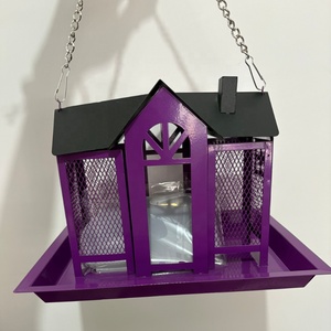 Bahçe Dekoru Kuş Yemlikleri Ev Tipi Asılı Metal Yabani Kuş Yemliği Açık Hava Büyük Kardinal Kuş Yemliği Kuş Evleri Sincap Geçirmez - Product Image 3