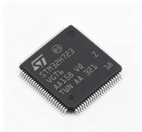 Microcontrolador STM32H723VGT6 ARM Cortex-M7 de 32 bits, 550MHz, 1MB Flash, 512KB RAM, LQFP100, Circuito Integrado Original para Aplicaciones Industriales de IoT