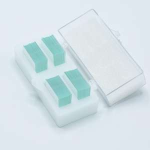 Personalizável Microscópio Quadrado Slides Laboratório de Ensino Médico para Test Glass Fabricadores OEM Suporte Veia Slide 100 Pcs MOQ - Product Image 3