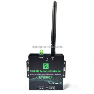 최신 버전 4G/2G 원격 RTU5024 Gsm 게이트 오프너 Gsm 액세스 제어 오프너 릴레이 스위치