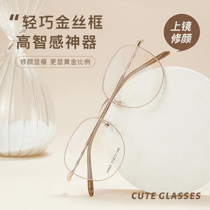 Montures de lunettes Salt Cold Tan, monture ronde complète, en alliage léger, verres en résine, unisexe 34965 - Product Image 4