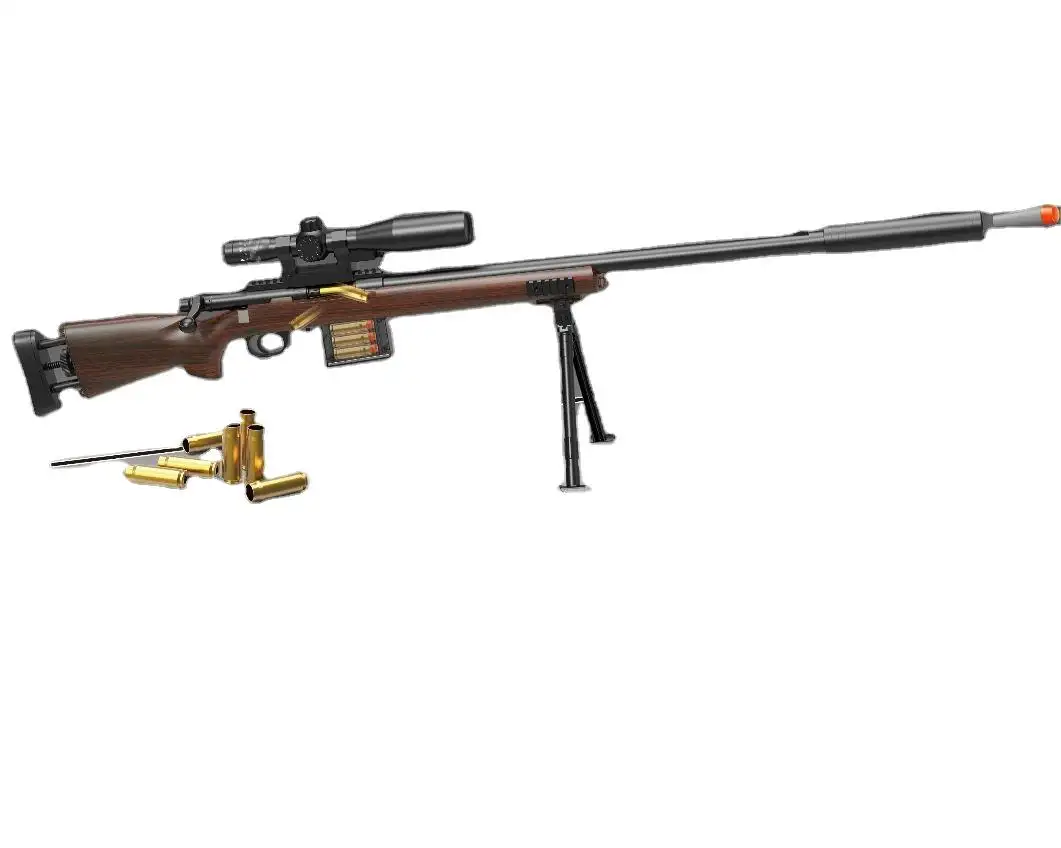 134cm arme réelle M24 fusil de sniper simulation cartouche étui jeté jouet pistolet CS jeu de tir