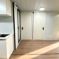 ABD Standartlarında Prefabrik Yangına Dayanıklı Su Geçirmez 20ft Genişletilebilir Konteyner Ev Taşınabilir Tatil Köyü Kampı Yaşanabilir Modüler Ev
