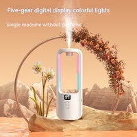 Diffuseur d'arôme numérique automatique de 1200mah pour le diffuseur d'huile essentielle d'humidificateur d'air portatif de voiture avec la lumière de 7 couleurs