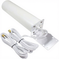 Antenne omnidirectionnelle verticale extérieure à gain élevé 3G/4G/LTE/5G 698-2700MHz Amplificateur de signal de téléphone portable/Répéteur cellulaire