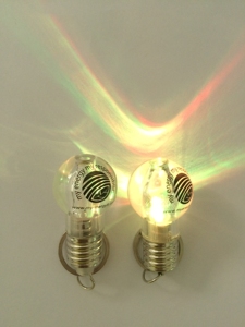 Usine Ampoule lumineuse porte-clés créatif LED éclairage coloré porte-clés pendentif <span class=keywords><strong>incassable</strong></span> LED ampoule porte-clés pour cadeaux promotionnels - Product Image 2
