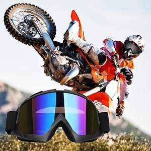 Lunettes de moto tendance, coupe-vent, anti-sable, pour tout-terrain, lunettes de ski, lunettes de casque UV400, lunettes de protection pour la conduite - Product Image 5