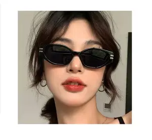 Small Frame Irregular Sunglasses INS Retro Sunglasses Women Custom Logo Sunglasses 2022 Factory Outlet