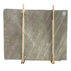 Dark Grey Calcite Wall Decor Marble Stone Modern Design Natural Stone POLISHED Dark Grey glazed floor tiles Custom Size