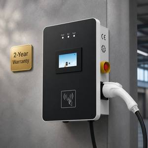 สถานีชาร์จไฟฟ้าแบบติดผนัง 22kW ควบคุมผ่านแอปสมาร์ทโฟน พร้อมระบบ RFID รองรับการชาร์จแบบ AC Type 2 สำหรับใช้ในบ้านและเชิงพาณิชย์ - Product Image 5