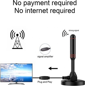 Amplificador Divisor de Señal Digital Externo SIGNALWELL, Antena de TV Metálica con Alcance de 200 Millas, 1080P HD UHF 75 para Teléfonos Android - Product Image 4