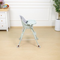Chaise haute pour bébé réglable en hauteur 2 en 1, siège d'alimentation convertible, chaise de repas pour tout-petits en plastique PU