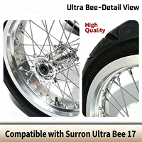 Kit de roues Supermoto pour Surron Ultra Bee 110/70-17 140/70-17 Avant Arrière Moto Tout-Terrain Moto Électrique Pièces de Rechange