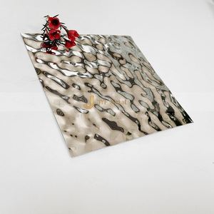 EX567 3D Water Wave Stainless Steel <b>Sheet</b> for Architectural Interior Decoration Engineering Projects - Product Image 4