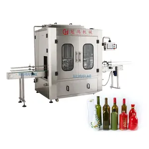 Factory Customized Filling Volume Of Chemicals And Carbonated Drinks Touch Screen Fully Automatic Self-Flow Filling Machine