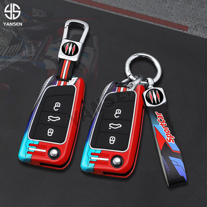 2025 Key trường hợp bìa Shell Fob cho VW Volkswagen Tiguan MK2 t-roc t-cross Golf 7 MK7 Skoda Octavia kodiaq karoq ghế ateca Leon - Product Image 3