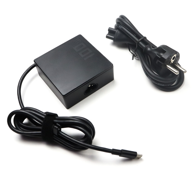 Ultra Slim 100W PD Type-C Laptop Charger 20V 5A Fast Charging Portable Travel AC Adapter for Laptop Computer & Gaming Ultrabook