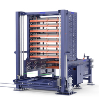 Sistema de Almacenamiento Automatizado Inteligente de Acero con Capacidad de 3T/Nivel, Certificado CE/ISO, Sistema AS/RS para Manejo de Tuberías y Láminas Industriales