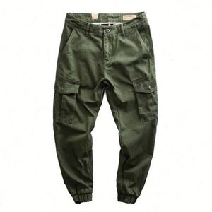 Pantalones Cargo Clásicos de Felpa de Lana Peinada para Hombre, de Cintura Media, Holgados, Estilo Casual, Venta al por Mayor Directa de Fábrica, Entrega Inmediata - Product Image 3