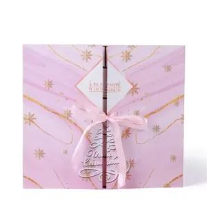 Pink Marble 24 Days Advent Calendar <b>Box</b>, <b>Empty</b> DIY Countdown Gift <b>Box</b> for Christmas - Product Image 1