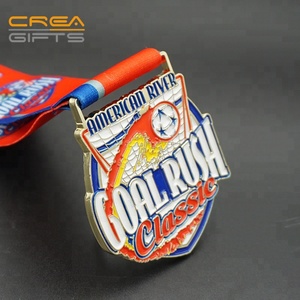 Medallas de fútbol personalizadas, medallas de fútbol, carrera, taekwondo, premio de fútbol, cinta dorada de metal, trofeos y medallas deportivas en blanco - Product Image 3