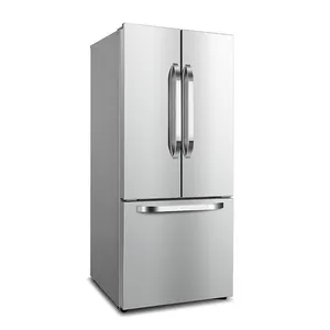 17.7 cuft Hot Sale American Fridge for Home 110V Ice Maker Custom Fridge Refrigerator OEM French Door Refrigerators