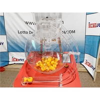 Lucky Lotto Draw Balles de ping-pong en plastique Air Jet Mix Loterie en ligne Dessin Souffleur Machine Bingo