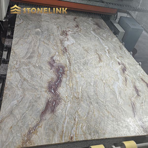 Stonelink Custom 2025 <span class=keywords><strong>Nacarando</strong></span> cuarcita losas pulidas Van Gogh cuarcita Nacarado oro para encimeras de cocina - Product Image 4