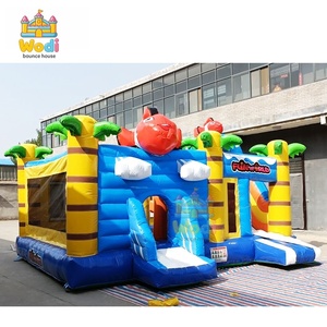 Structure gonflable géante de qualité commerciale, château gonflable en PVC robuste, château de saut pour location de fêtes d'enfants - Product Image 4