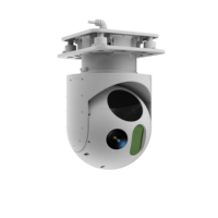 Vente directe d'usine UD280T UAV caméra à cardan deux axes trois lumières Pod avec stabilisation d'inspection de puissance 1 an de garantie 1280