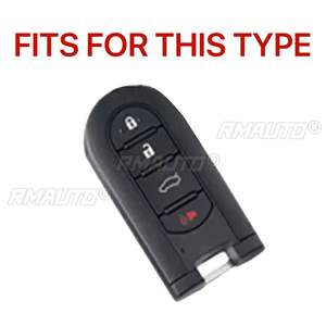 Housse de protection pour clé de voiture en cuir PU avec porte-clés pour Perodua MYVI/BEZZA/AXIA SE/ARUZ - Product Image 2