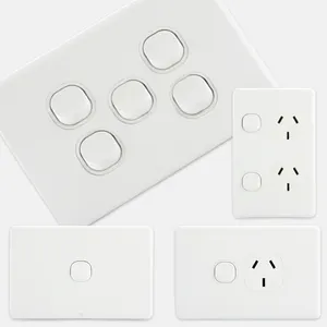 YOUU 5 Gang Light Switch Australian Approved Electric Wall Switch