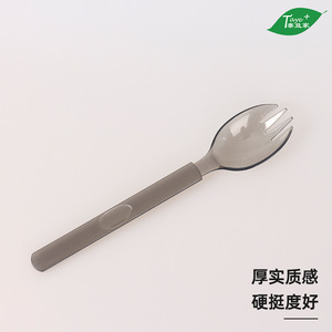Disposable <b>Knife</b> <b>Fork</b> <b>Spoon</b> <b>Set</b> Grey Plastic Cutlery For Camping Takeaway Use 1000 Pieces - Product Image 3
