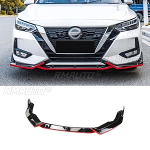 Car Front Bumper <b>Lip</b> Diffuser Spoiler Glossy Black Modification Part for Nissan Sylphy 2020-2022 Protector Car Accessories - Product Image 2