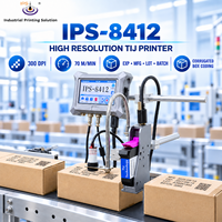 Imprimantes jet d'encre haute résolution IPS-8412 300 dpi, Chine, 70 m/min, machine de codage jet d'encre par lots pour boîtes en carton ondulé