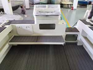 Yate de Pesca Deportiva de Aluminio de Lujo de 23 pies (7 m), Soldado, para la <span class=keywords><strong>Venta</strong></span>, para Turismo, Cruceros y Ocio, con Motor Fuera de Borda Incluido - Product Image 5