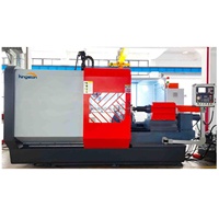 Tour horizontal à lit plat robuste à 3 axes STHS-3-880 de haute qualité et entièrement fonctionnel, machine CNC de tournage de métaux de haute précision