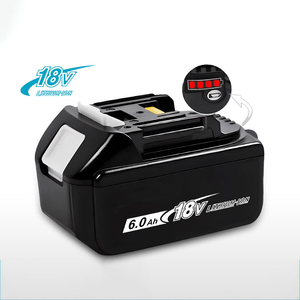 Batería de Iones de Litio de Alta Calidad de 18V 5Ah <span class=keywords><strong>6Ah</strong></span>, Repuesto para Herramientas Eléctricas Inalámbricas BL1860 BL1850 BL1840 BL1830 - Product Image 2