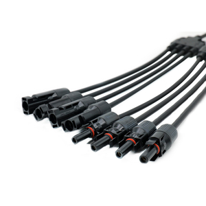 Conectores Solares XLPO de Cobre 10AWG, Cable Precableado en Y de 1 Macho a 4 Hembras, M/<span class=keywords><strong>FFF</strong></span> y <span class=keywords><strong>F</strong></span>/MMM, IP68, Cables de Extensión para Paneles Solares - Product Image 2