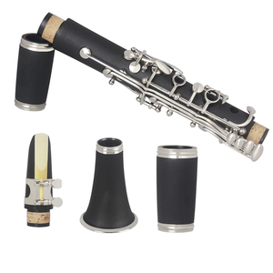 Chuyên nghiệp bằng gỗ <span class=keywords><strong>Clarinet</strong></span> Rosewood clarinete bạc mạ phím phẳng <span class=keywords><strong>Clarinet</strong></span> sinh viên mới bắt đầu Kit cho bán - Product Image 3